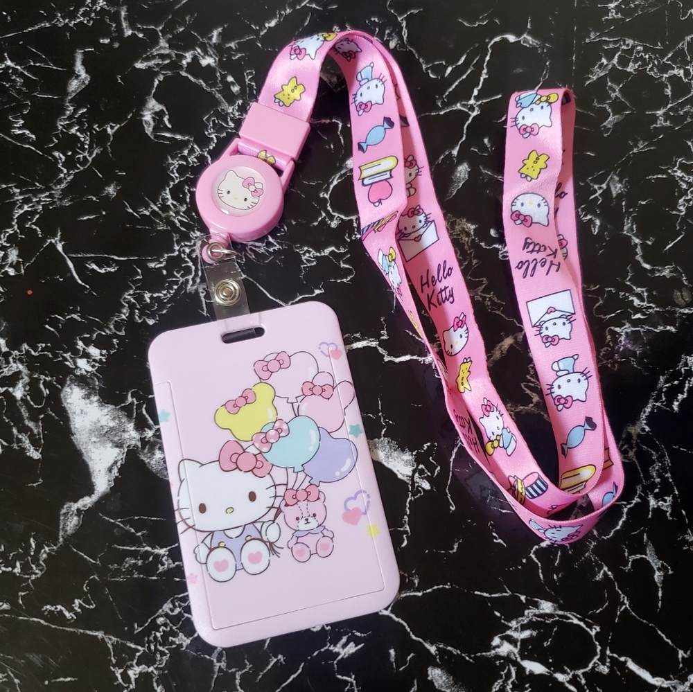 🍒🍒 Hello Kitty & Tiny Chum ID/Credit Card Holder or Lanyard